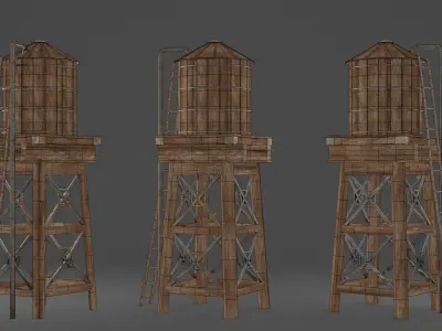 Water tank 3D model