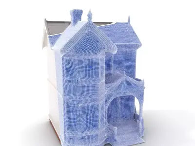 Victorian Ivory House model pack Low-poly 3D model