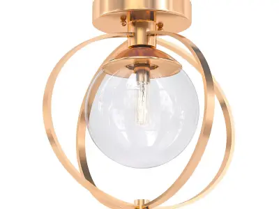 Piltz Satin Brass 15 3D model