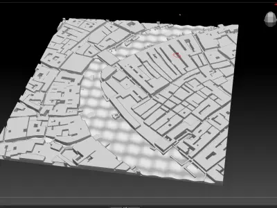 CITY MAP  3D print model