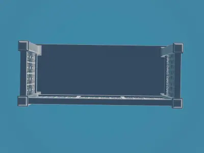 Railing - Balcony 3D print model