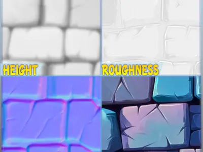 Stylized Wall Seamless Texture Texture 80