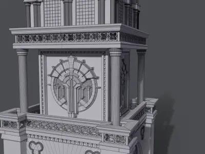 Gothic Tower A 3D model