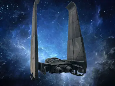 Kylo Ren Command Shuttle 3D print model