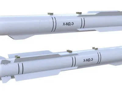 Kh-MD-E short-range cruise missile 3D model