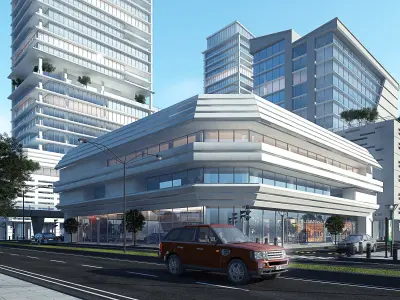 Artanis Buildings Exterior Design 3D model