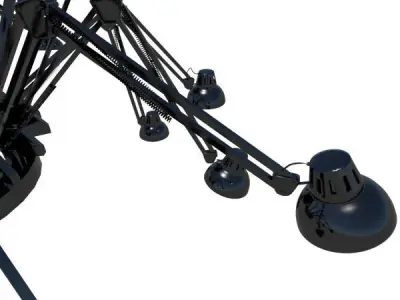Desk Lamp Chandelier 3D model
