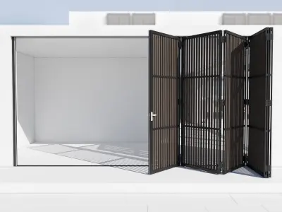 Shutters 2 kennel doors 3D model