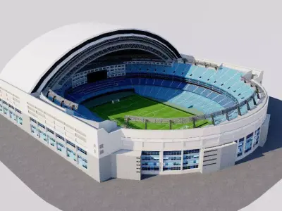 Rogers Centre - Toronto Canada Low-poly 3D model