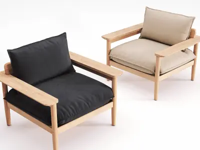 Terassi Lounge Chair 3D model