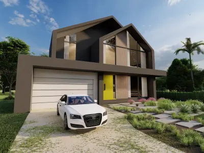 Modern House 3D model