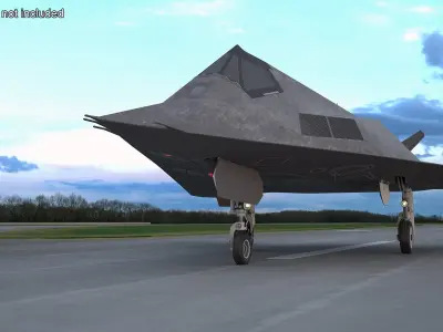  Combat Stealth Fighter Jet Simplified 