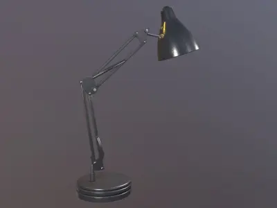 Desk Lamp Game Ready Low-poly 3D model