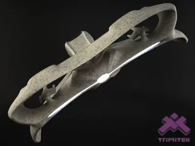 Alien Spaceship - big Fighter 3D model