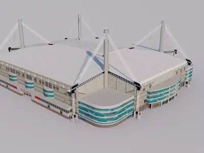 Alamodome - San Antonio Texas USA 3D model