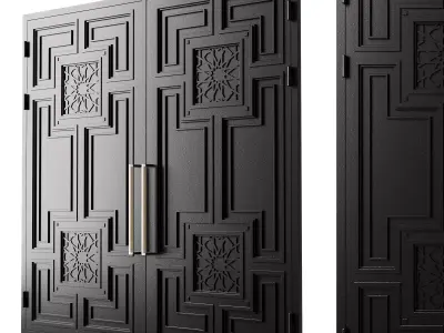 Gate black loft 018 3D model