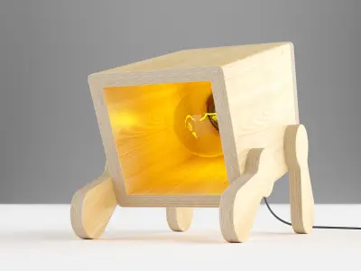 Table lamp collection 3D Model Pack