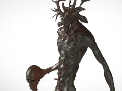 Swampstalk Abomination Creature Miniature 3D print model