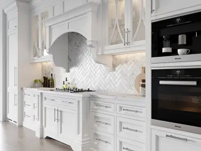 Classic kitchen 7 3D model