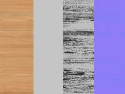 Fine Maple Wood Varnished Texture PBR Vray Corona Blender Texture