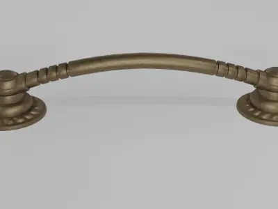 Bronze Furniture Handle 7 3D model