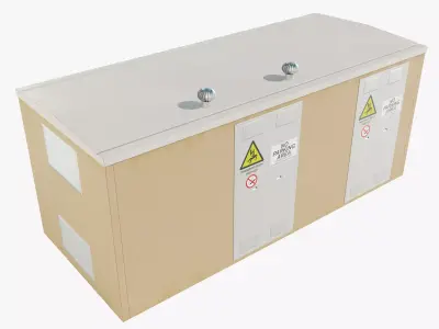 Prefabricated Electrical Substation 3D model