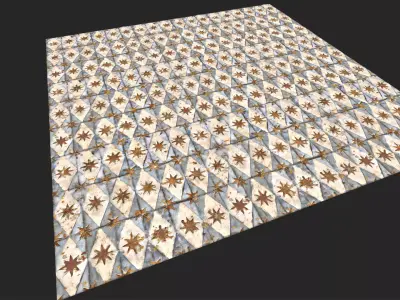 Starred Tiles - Texture Texture