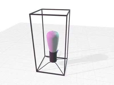 Brynnlea Table Light Lamp - 2 Colour 3D model
