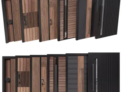 ENTRANCE DOOR COLLECTION NO4 A 3D model