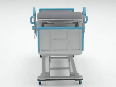 Medical Rehabilitation Training Bed 3D model