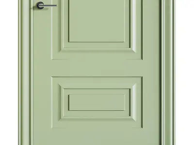 Modern entrance door 83 3D model