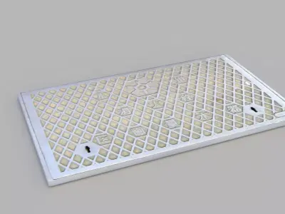 Sewer Grate 14 3D model