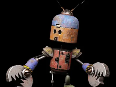 Realistic Robot - 4K Texture 3D model