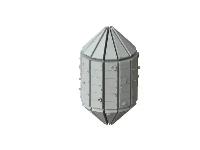 Sci Fi Object No 4397 Low Poly Low-poly 3D model