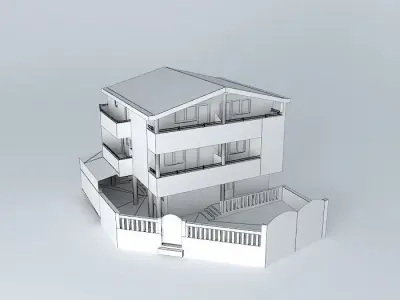 Apartments Milka 3D model