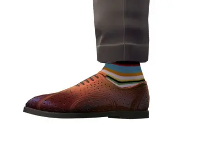 Cartoon Low Poly Style Avatar 019 Low-poly 3D model