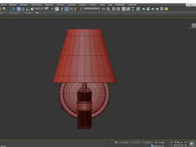  Rigdon Single Sconce Low-poly 3D model
