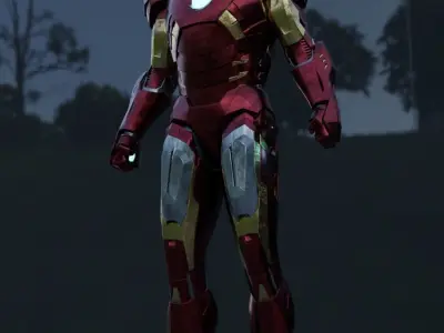 Iron Man MK-7 Armour from The Avengers 2012 3D model