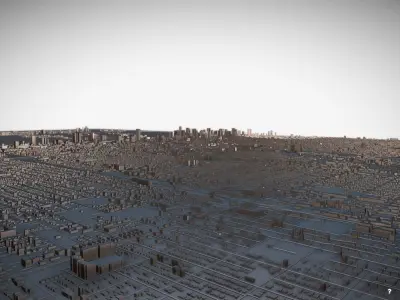 Miami city 3D model