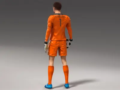  Male Goalkeeper Animated HQ Standard License 