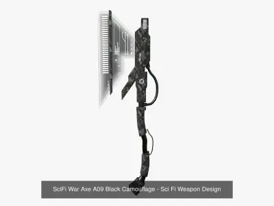 10 SciFi Weaponry I Collection - Sci Fi Weapon Design 3D Model Pack