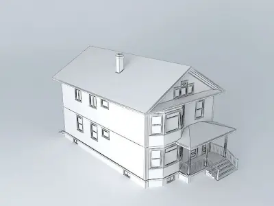 2 Family Flat Free 3D model
