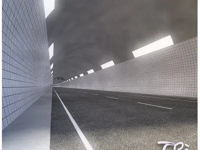 A TYPE TUNNEL SECTION 3D model