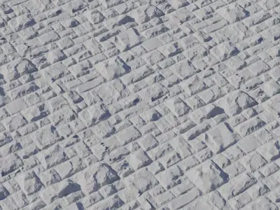 Rugged Fieldstone Ashlar PBR Texture Texture