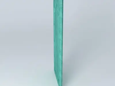 Turquiose door cabinet Free 3D model