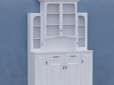 Kitchen furniture cupboard with drawers 3D model