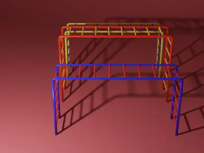 Park Ladders 3D model