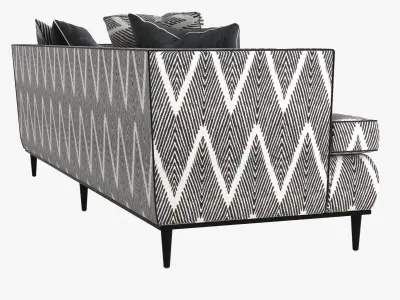 Monroe sofa by kate spade 3D model