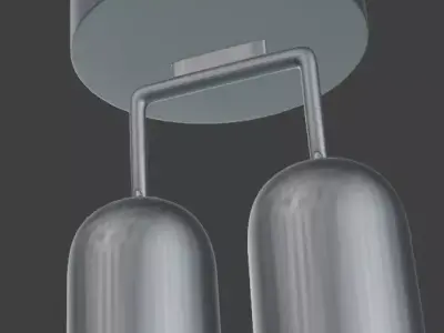 Bath lamp 3D model