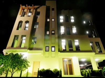 Residential building G plus 3 with ground parking in Revit 3D model